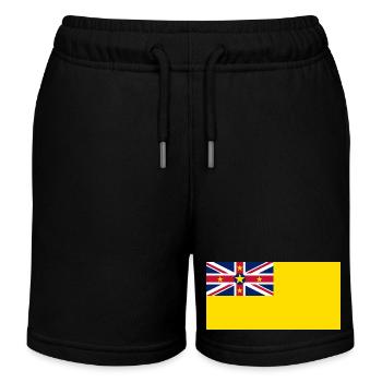 Niue - Kids Organic Sweat Shorts by Stanley/Stella - black - Front