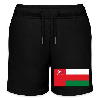 Oman - Short de jogging enfant bio Stanley/Stella - noir - Devant