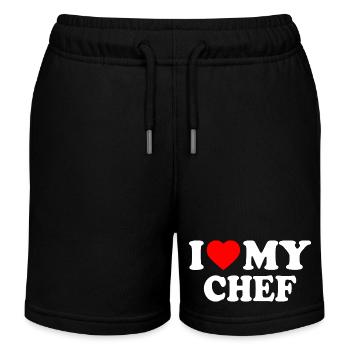 I love my chef - Kinder Organic Joggingshorts Mini Bolter von Stanley/Stella - Schwarz - Vorne