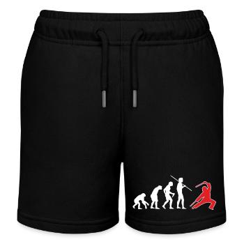 Escrima Evolution 4 - Kinder Organic Joggingshorts Mini Bolter von Stanley/Stella - Schwarz - Vorne