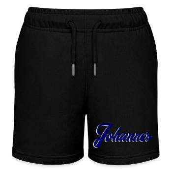 Name Johannes Personalisierung - Kinder Organic Joggingshorts Mini Bolter von Stanley/Stella - Schwarz - Vorne