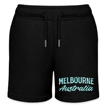 Melbourne Australie Voyage Vintage - Short de jogging enfant bio Stanley/Stella - noir - Devant
