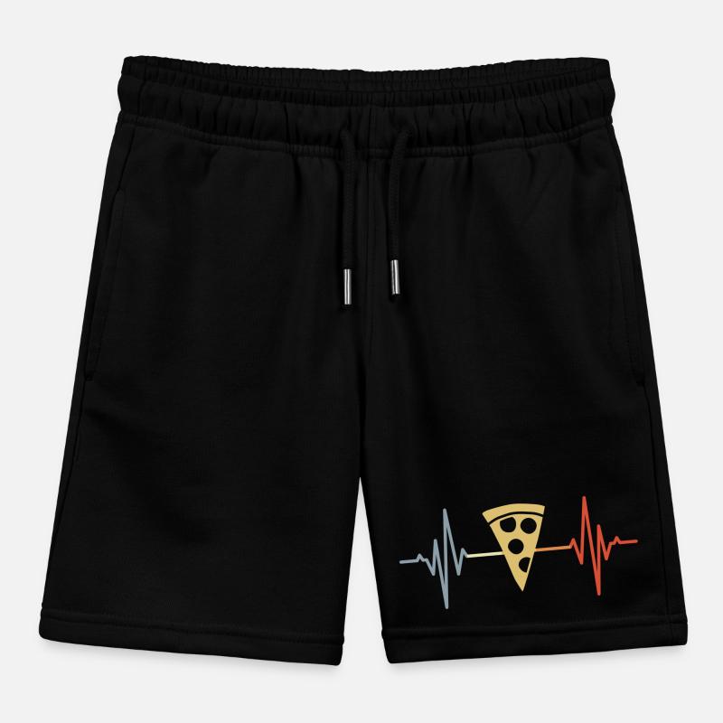 Pizza Pulse Kids Organic Sweat Shorts by Stanley/Stella