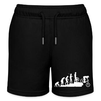 MTB Evolution Downhill edit - Short de jogging enfant bio Stanley/Stella - noir - Devant