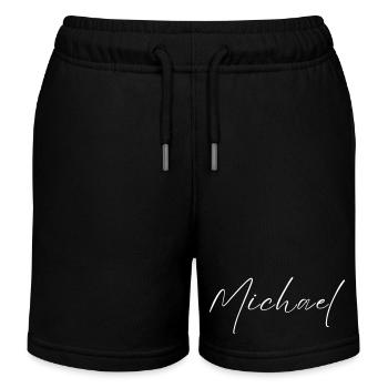T-shirt cadeau pour hommes avec le nom de Michael - Short de jogging enfant bio Stanley/Stella - noir - Devant