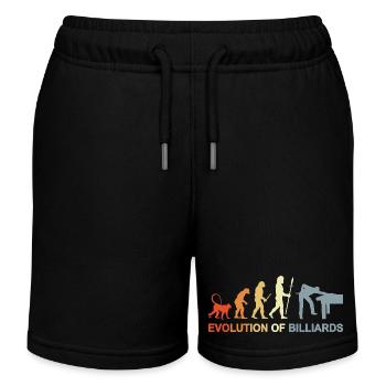 Billard Evolution - Short de jogging enfant bio Stanley/Stella - noir - Devant