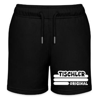 Beruf Tischler - Kinder Organic Joggingshorts Mini Bolter von Stanley/Stella - Schwarz - Vorne