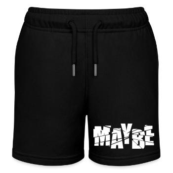 Maybe Party Flirt Design – Idée effrontée et butin - Short de jogging enfant bio Stanley/Stella - noir - Devant