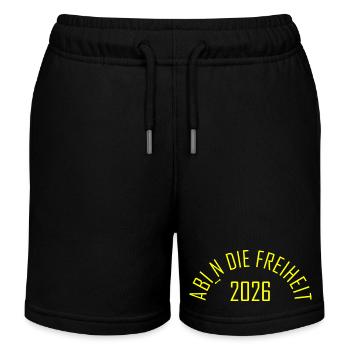 ABI 2026 Freiheit - Kinder Organic Joggingshorts Mini Bolter von Stanley/Stella - Schwarz - Vorne
