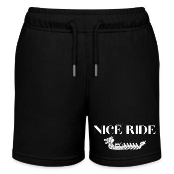 Nice dragon boat ride - Kids Organic Sweat Shorts by Stanley/Stella - black - Front