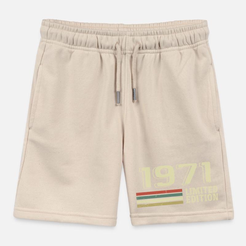 Nées en 1971 anniversaire 1971 Vintage 1971 Short de jogging enfant bio Stanley/Stella