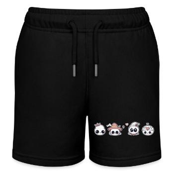 Süß - Kinder Organic Joggingshorts Mini Bolter von Stanley/Stella - Schwarz - Vorne