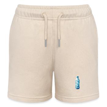 Bouteille d’eau Polygon - Short de jogging enfant bio Stanley/Stella - écru doux - Devant