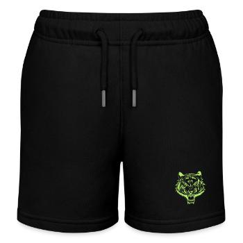 Roaring Tiger – TEAM28 Style - Kids Organic Sweat Shorts by Stanley/Stella - black - Front