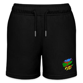 Amazigh flag - Short de jogging enfant bio Stanley/Stella - noir - Devant