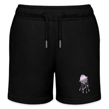 Qualle - Kinder Organic Joggingshorts Mini Bolter von Stanley/Stella - Schwarz - Vorne