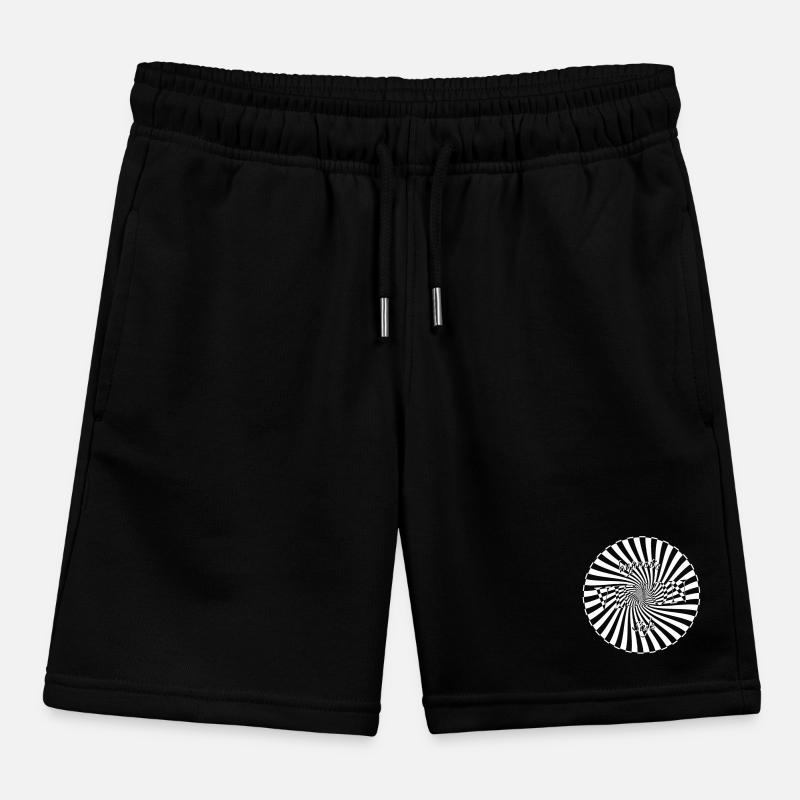Hypnotic Vision Style - for dark backgrounds Kids Organic Sweat Shorts by Stanley/Stella