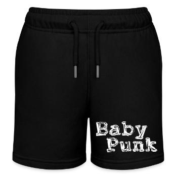 Baby Punk - Kinder Organic Joggingshorts Mini Bolter von Stanley/Stella - Schwarz - Vorne