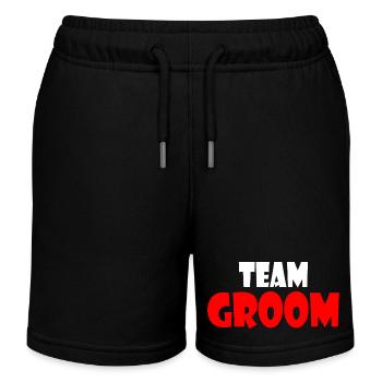Team groom - Short de jogging enfant bio Stanley/Stella - noir - Devant