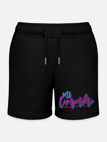 MrCamperfire Signature - Short de jogging enfant bio Stanley/Stella - noir