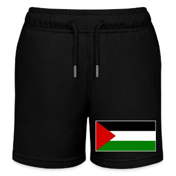 palestina - Kids Organic Sweat Shorts by Stanley/Stella - black - Front
