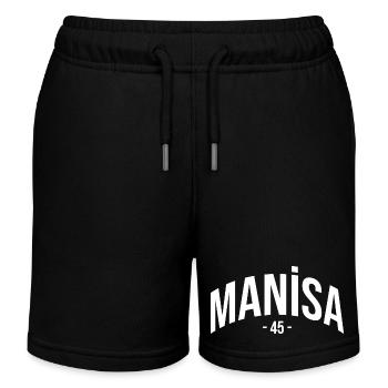 Manisa 45 Turquie Turquie Cadeau Vacances TR Türk - Short de jogging enfant bio Stanley/Stella - noir - Devant