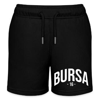 Bursa 16 Turquie Turquie TR Cadeau Vacances - Short de jogging enfant bio Stanley/Stella - noir - Devant