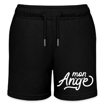 Mon Ange - Short de jogging enfant bio Stanley/Stella - noir - Devant