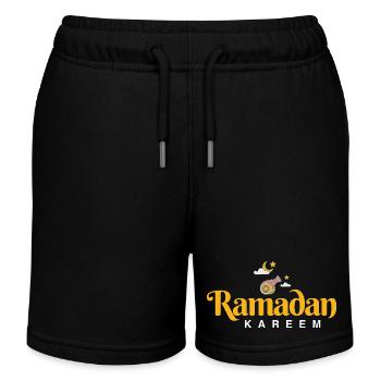 Ramadan Mubarak - Kinder Organic Joggingshorts Mini Bolter von Stanley/Stella - Schwarz - Vorne