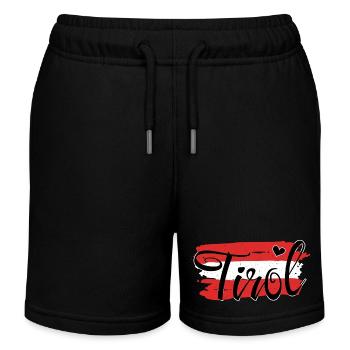 Drapeau Autriche Tyrol - Short de jogging enfant bio Stanley/Stella - noir - Devant