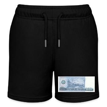 100 Mark der DDR - Kinder Organic Joggingshorts Mini Bolter von Stanley/Stella - Schwarz - Vorne