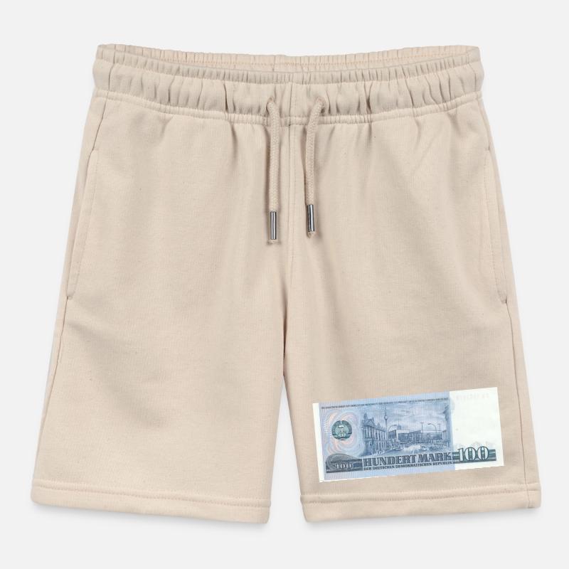 100 marks de la RDA Short de jogging enfant bio Stanley/Stella