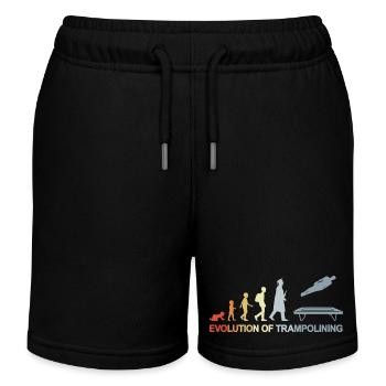 Vintage Trampoline Jumper Evolution - Short de jogging enfant bio Stanley/Stella - noir - Devant
