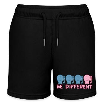 Ein anderer Elefant - Kinder Organic Joggingshorts Mini Bolter von Stanley/Stella - Schwarz - Vorne
