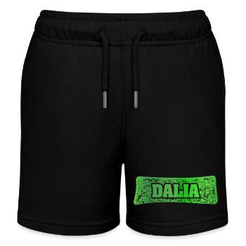 Dalia as a given name - Kids Organic Sweat Shorts by Stanley/Stella - black - Front