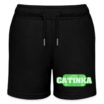 Gesundheit Catinka - Kinder Organic Joggingshorts Mini Bolter von Stanley/Stella - Schwarz - Vorne
