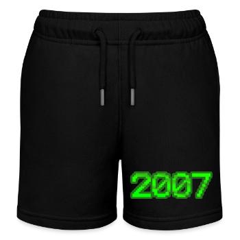 2007 - Kids Organic Sweat Shorts by Stanley/Stella - black - Front