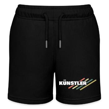 Artist - Kids Organic Sweat Shorts by Stanley/Stella - black - Front