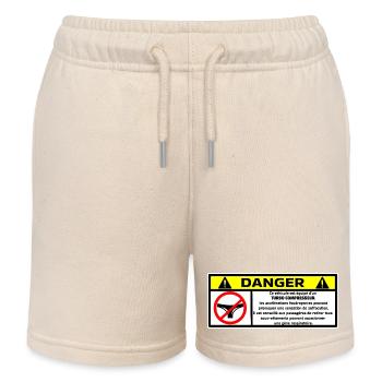 turbocompresseur - Short de jogging enfant bio Stanley/Stella - écru doux - Devant