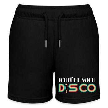 ICH FÜHL MICH DISCO - Kinder Organic Joggingshorts Mini Bolter von Stanley/Stella - Schwarz - Vorne