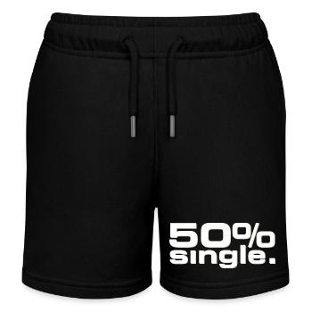 50 % Single - Kinder Organic Joggingshorts Mini Bolter von Stanley/Stella - Schwarz - Vorne