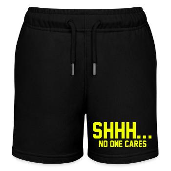 PSSST... Niemanden interessiert es - Kinder Organic Joggingshorts Mini Bolter von Stanley/Stella - Schwarz - Vorne