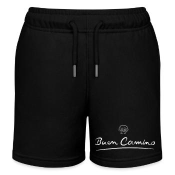 Buen Camino | Jakobsweg, Pilger, Santiago - Kinder Organic Joggingshorts Mini Bolter von Stanley/Stella - Schwarz - Vorne
