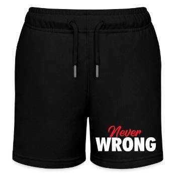 Never Wrong Paaren Zusammenpassen Lustiger Valentinstag - Kinder Organic Joggingshorts Mini Bolter von Stanley/Stella - Schwarz - Vorne
