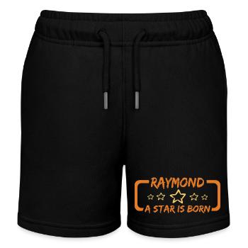 Don Raymond - Short de jogging enfant bio Stanley/Stella - noir - Devant