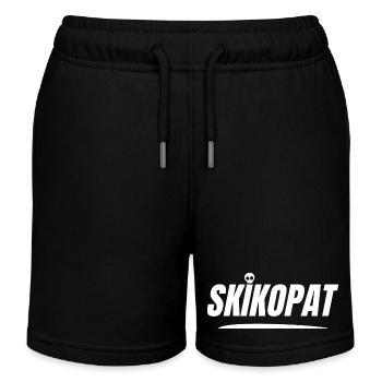 SKIKOPAT! - Kids Organic Sweat Shorts by Stanley/Stella - black - Front