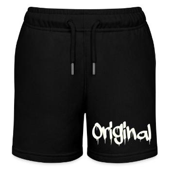 Original - Kids Organic Sweat Shorts by Stanley/Stella - black - Front
