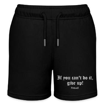 Citation gothique de Freud : Ou Do It or Quit - Short de jogging enfant bio Stanley/Stella - noir - Devant