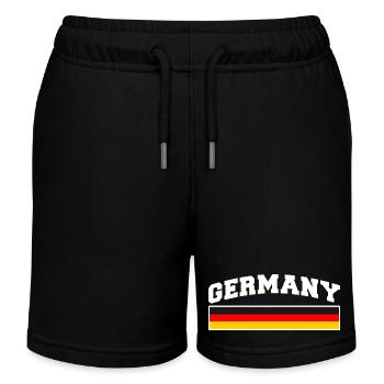 Pavillon allemand Allemagne - Short de jogging enfant bio Stanley/Stella - noir - Devant