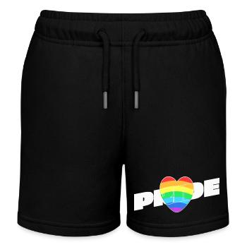 Cœur de la fierté - Rainbow Design - Short de jogging enfant bio Stanley/Stella - noir - Devant